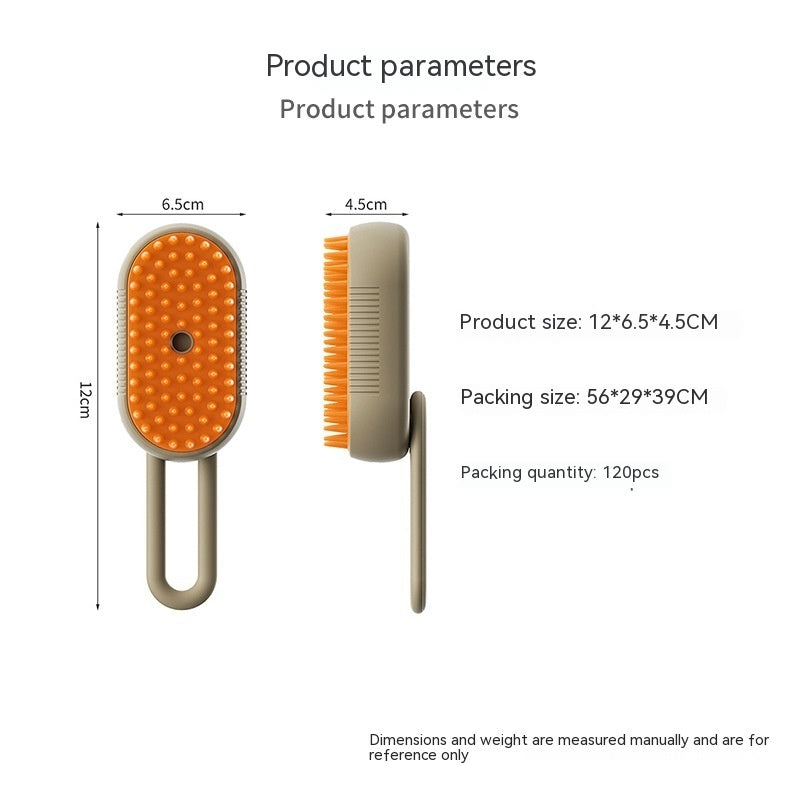 PawMist Grooming Brush — 3‑in‑1 Spray, Massage & Deshedding (Cats & Dogs)