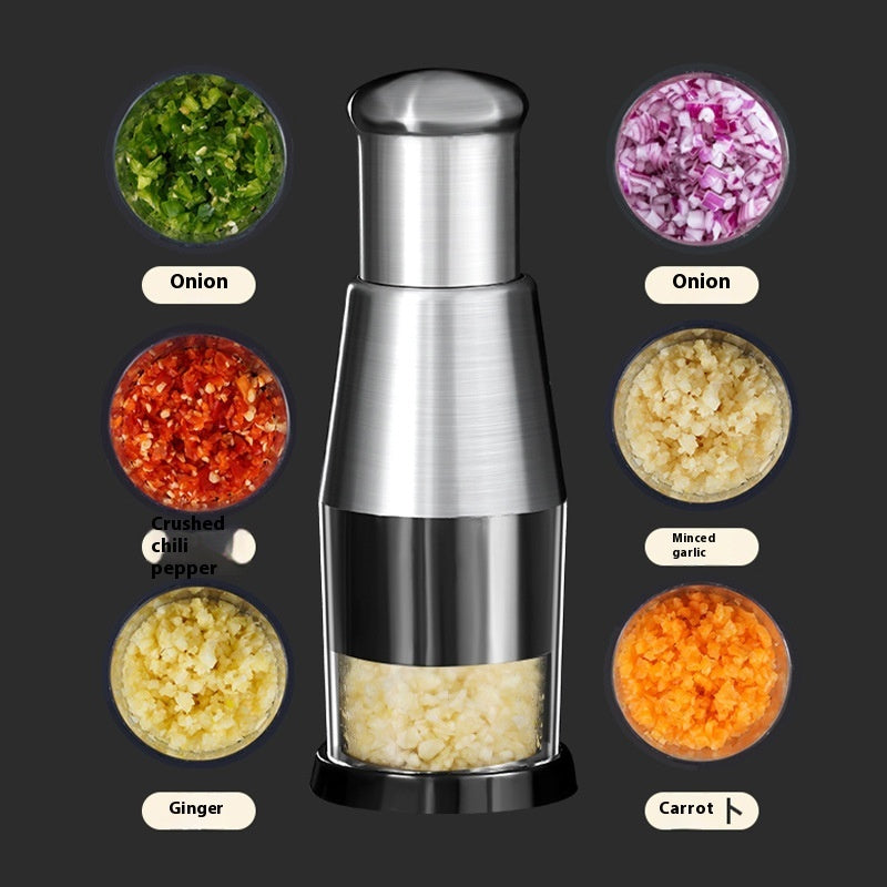 The Rapid Chopper: Multi-Purpose Push-Down Kitchen Food Slicer