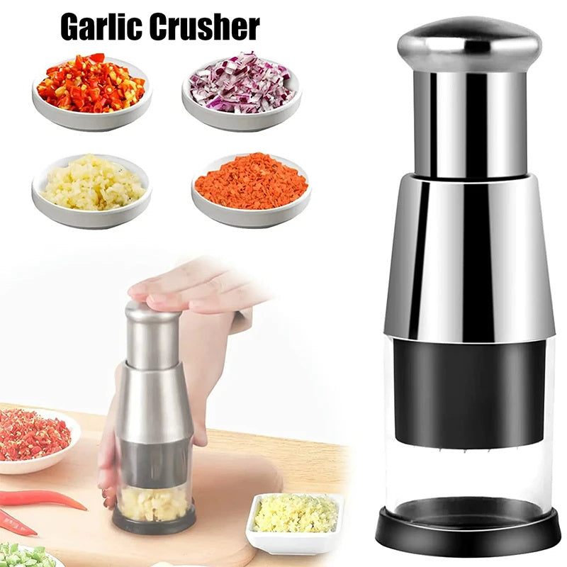 The Rapid Chopper: Multi-Purpose Push-Down Kitchen Food Slicer