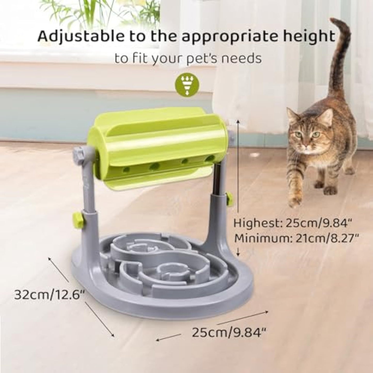 Adjustable Puzzle Slow Feeder for Cats & Dogs