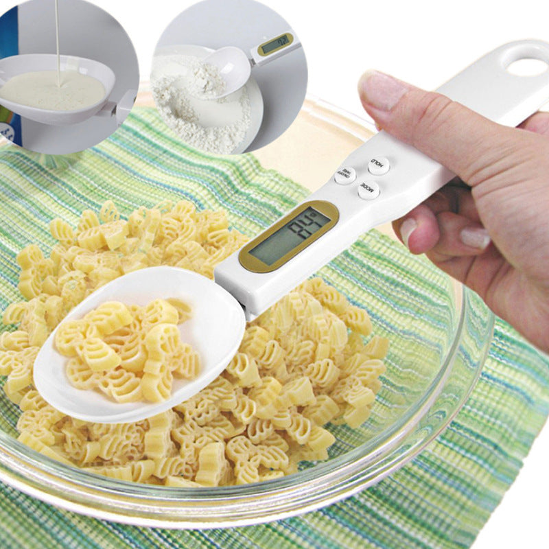 The Gram Master: Digital Spoon Food Scale with Tare & Hold Function