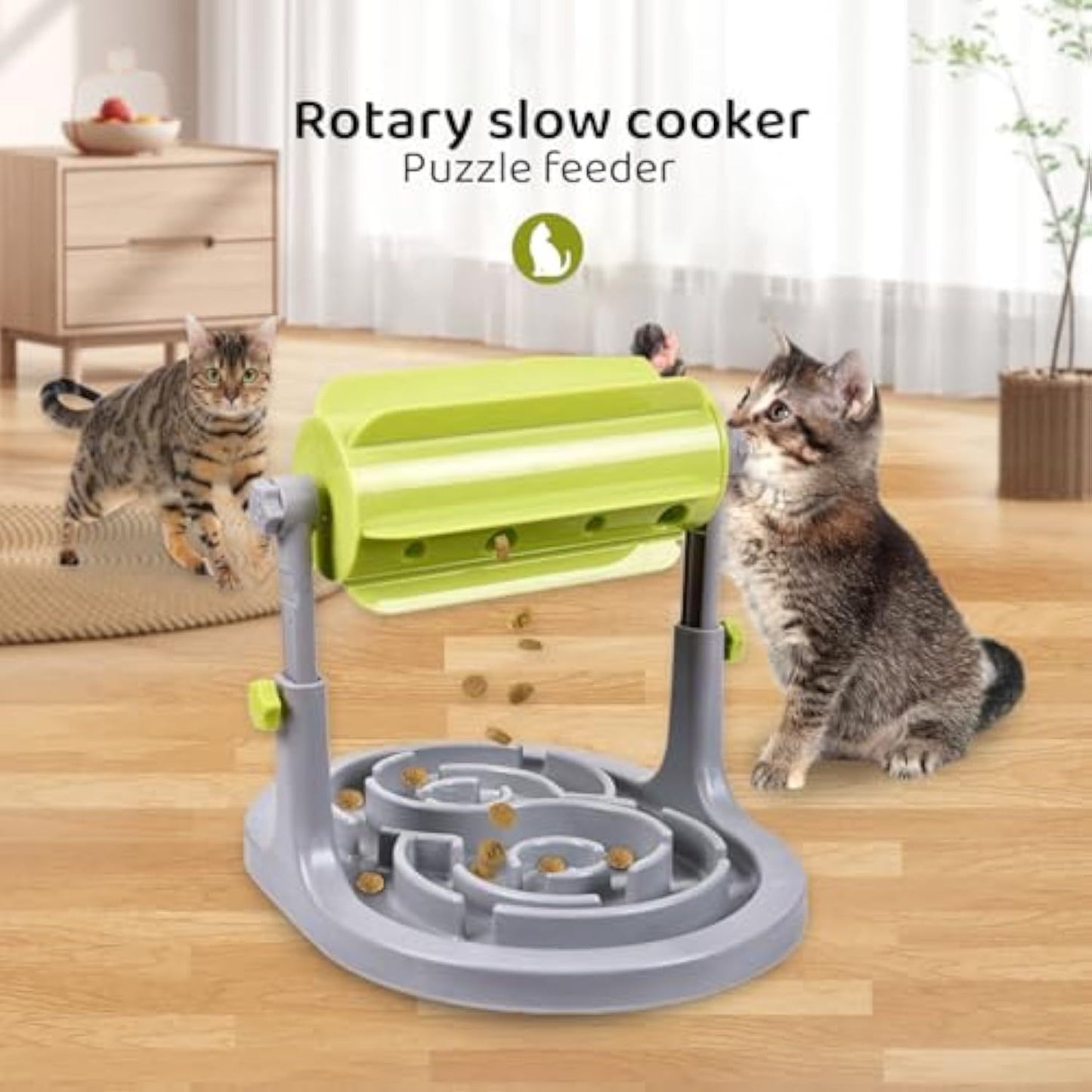 Adjustable Puzzle Slow Feeder for Cats & Dogs