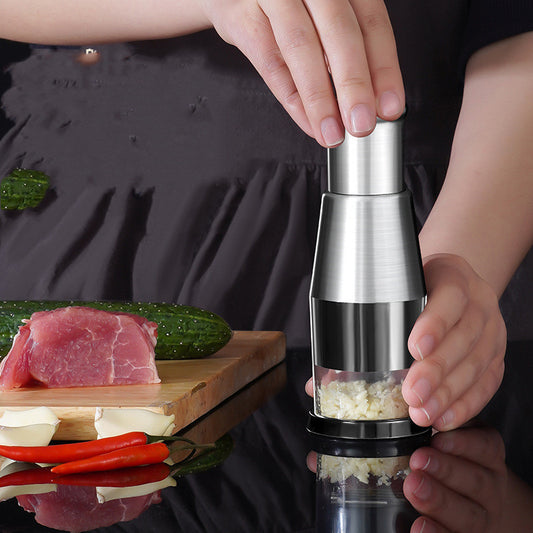 The Rapid Chopper: Multi-Purpose Push-Down Kitchen Food Slicer