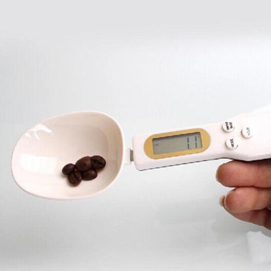 The Gram Master: Digital Spoon Food Scale with Tare & Hold Function