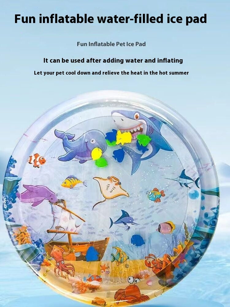 Summer Cooling Pet Water Bed for Dogs & Cats