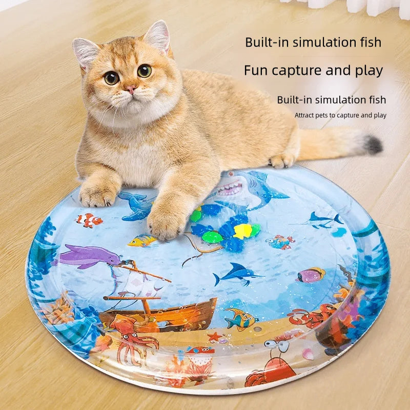 Summer Cooling Pet Water Bed for Dogs & Cats