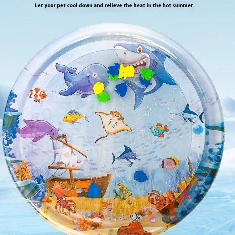 Summer Cooling Pet Water Bed for Dogs & Cats