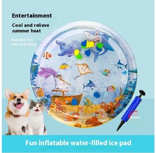 Summer Cooling Pet Water Bed for Dogs & Cats