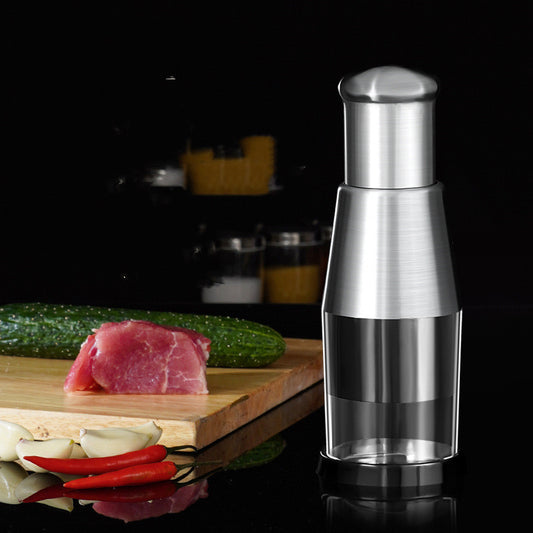 The Rapid Chopper: Multi-Purpose Push-Down Kitchen Food Slicer