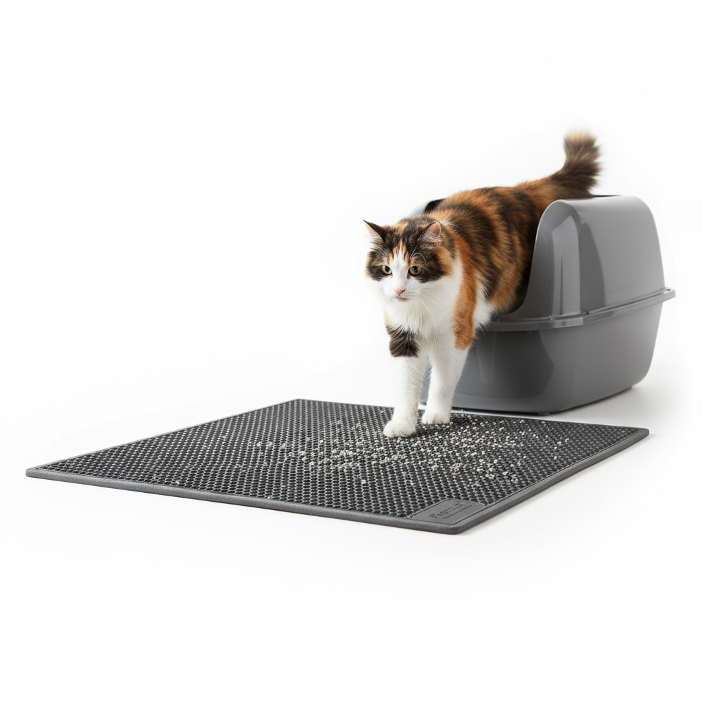PurrMat — Honeycomb Double‑Layer Litter Mat