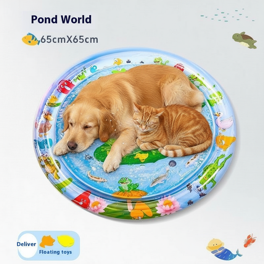 Summer Cooling Pet Water Bed for Dogs & Cats
